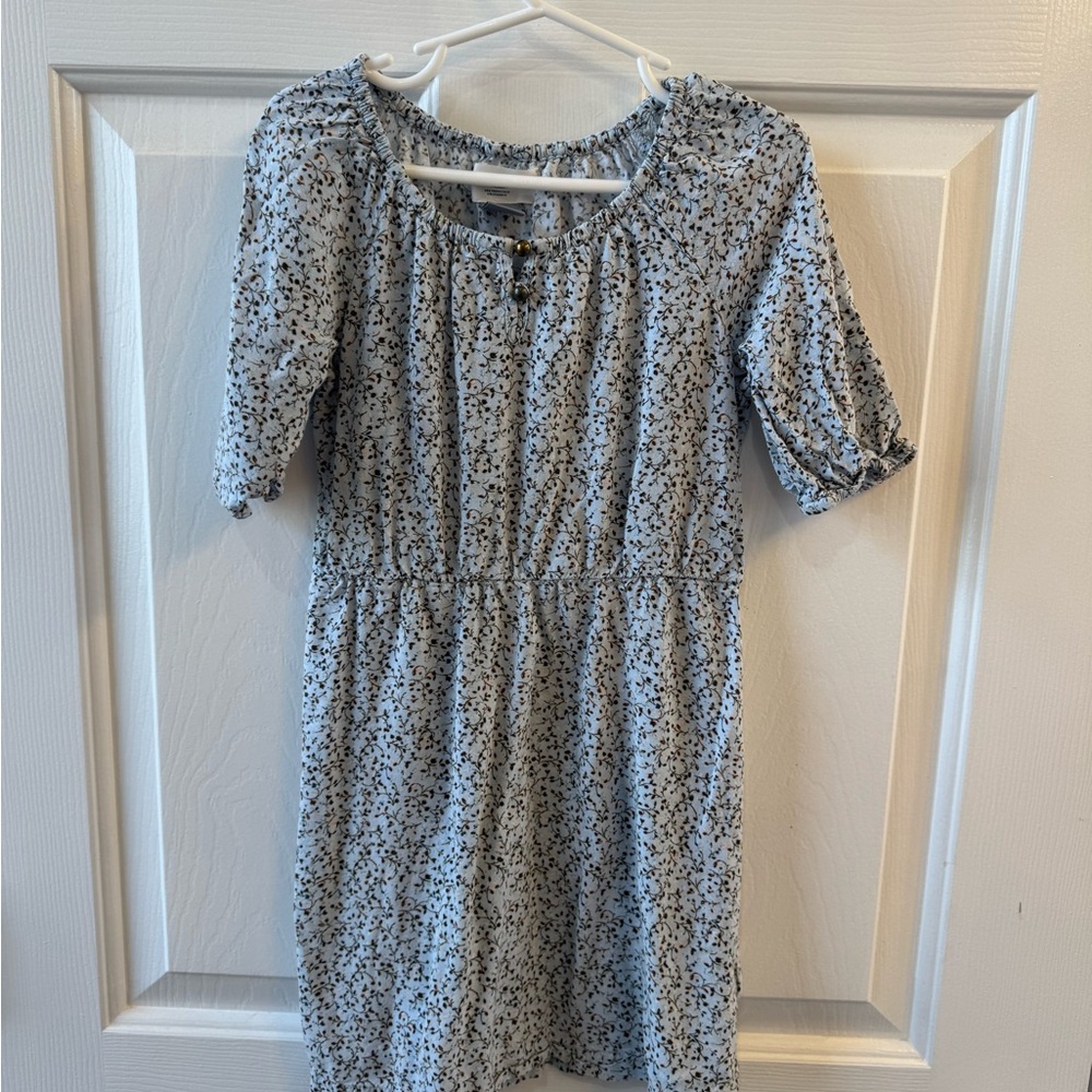 Old Navy Girl’s Blue Floral Dress Size Small (6/7)